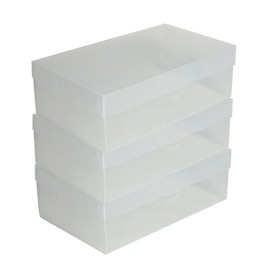 DynaSun 3X PP437 Schuhbox Schuhkasten Lagerkasten Box Schuhschachtel für Aufbewahrung Schuhe Faltbare Halter für Damen und Herren