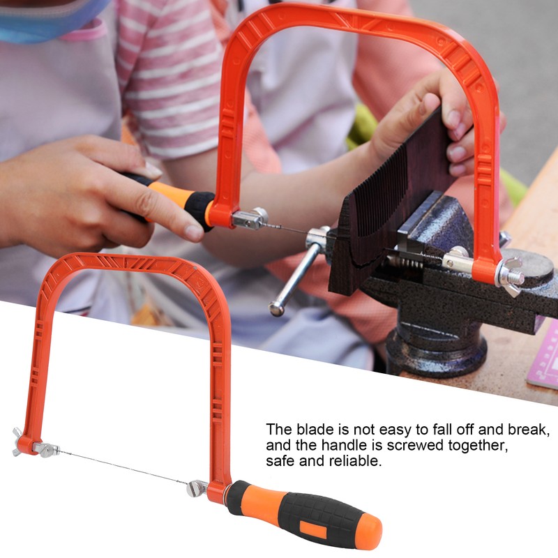 UShaped Aluminium Alloy Adjustable Junior Hacksaw Woodworking Hand Saw Tool