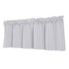 Annlaite Stripes Textured Drapes Stripe Pattern Valance Curtains Light Reducing