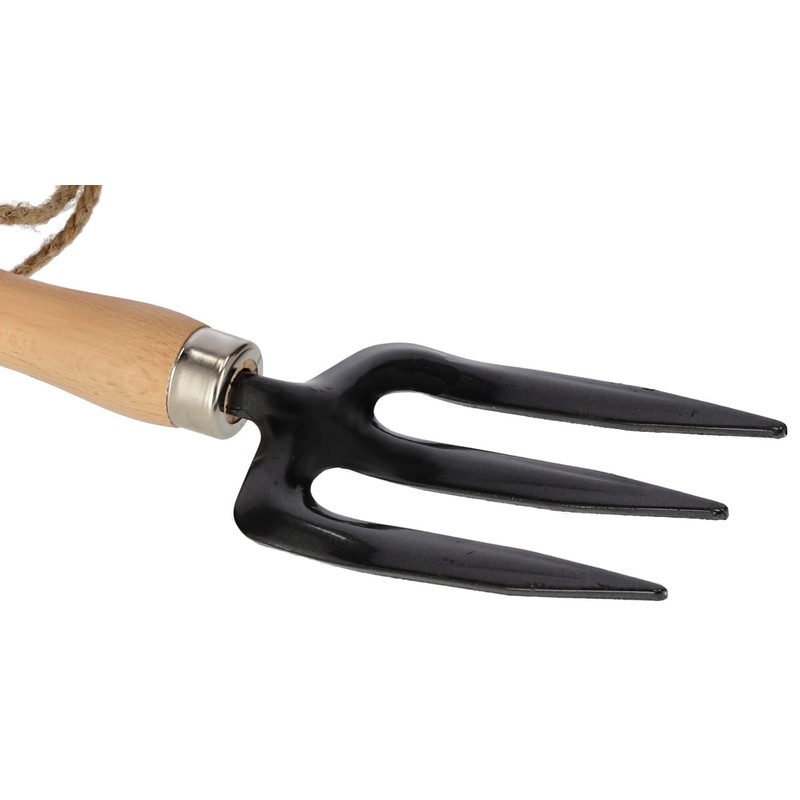 KOTARBAU® Mini Garden Fork with 3 Prongs for Transplanting Flowers,