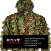 AYIN Ghillie Suit For Men, Hunting Suits 3D Leaf Bush