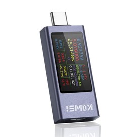diymore 360W USB C Tester Meter 4-30V 0-12A USB Current Meter Capacity Voltage Tester Current Meter USB Power Meter Power Capacity Detector