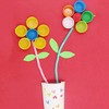 100 pcs Plastic Bottle Caps DIY Craft Plastic Bottle Lids