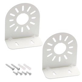 PCUORLEORS Dome Camera Bracket, Security Camera Wall Mount Junction Bracket,L-Shap Metal CCTV Security Camera Mount Bracket