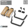 Savior Equipment Wall Rack System Heavy-Duty Steel Tactical J-Hooks for