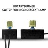 Miayaya Lights Switch Dimmer Rotary 300W 120VAC for ZE-03A Zing