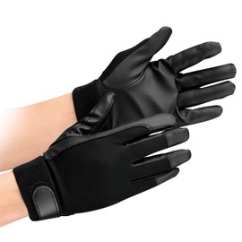 Midori Anzen Synthetic Leather Gloves, PU Wind Gloves, C, Thin Type, M Size, 1 Pair