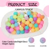 120pcs Richbunnys 15mm Bulk Silicone Beads for Pens and Keychain