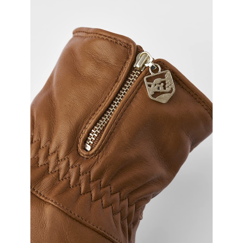 Hestra Leather Swisswool Classic 5-Finger Glove - Cork - 10