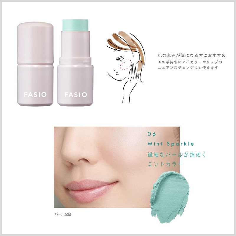 Fasio Multi Face Stick 4g - 06 Mint Sparkle