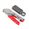 ALMOCN Coaxial Cable Crimping Tool Kit Coax Cable Crimper Tool