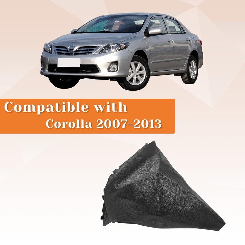 VKGUG Gear Shift Boot Cover Compatible with Toyota Corolla 2007-2013