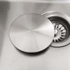 GZILA Kitchen Sink Stopper, Flat Decor Cover 304 Stainless Steel