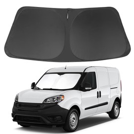 Windshield Sun ShadeCustom Fit 2014-2024 2025 2026 Dodge RAM ProMaster Accessories Full Size Cargo Van Chassis Cab Cutaway Front Window Sunshade Rays Reflector Keeps Car Cooler