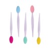10pcs Silicone Scrub Lip Brush, Double Side Lip Exfoliating, Nose