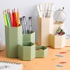 Saikvi Pencil Holder Pen Cup Makeup Brush Holder, Desktop Organizer