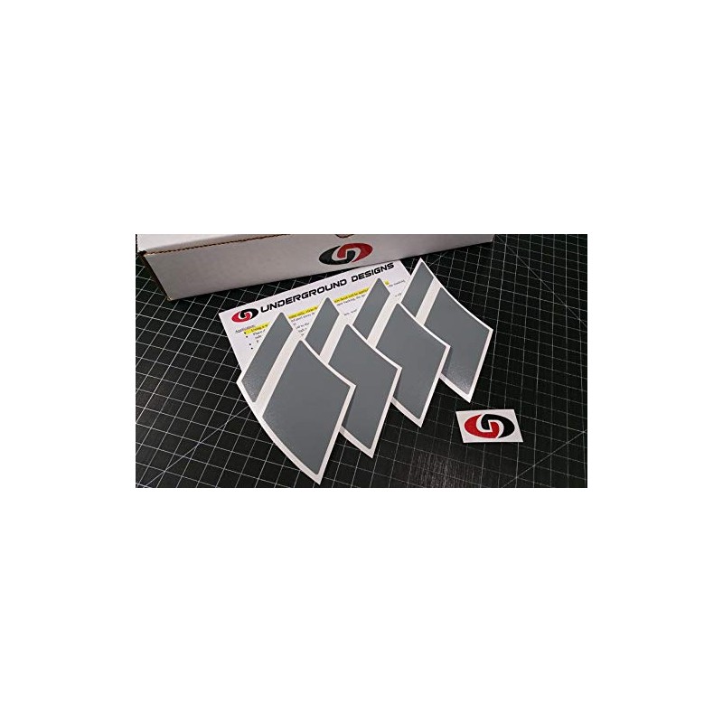 Redline Wheel Decals Hash Stripe Stickers Fits 18" 20" Wheels