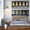 VATONI Plug in Wall Sconces with Remote Control, Adjustable Color
