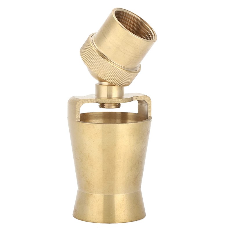 AYNEFY Fountain Spray Nozzle, G1in DN25 Brass Adjustable Water Fountain