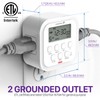 Fosmon 7 Day Digital Timers for Electrical Outlets, Indoor Plug-in