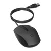 HP Mouse con Cable 150, Almbrico, Universal, Negro (240J6AA)