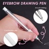 2 sets of eyebrow drawing pencils, equipped with 1 make-up