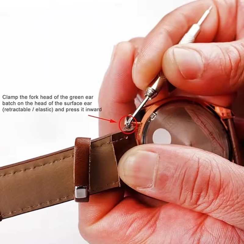 7-Piece Watch Band Link Removal Kit with Spring Bar Tool