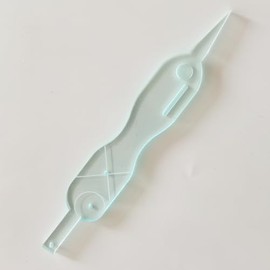 HONEYSEW 6 in 1 All in One Tool for Patchwork and Quilting Brings Together Most Used Tools Stylus,Scant 1/4" |Ruler Work Gauge and Seam Guide Etc