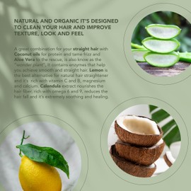 Organic Shampoo Straight Hair - All Natural