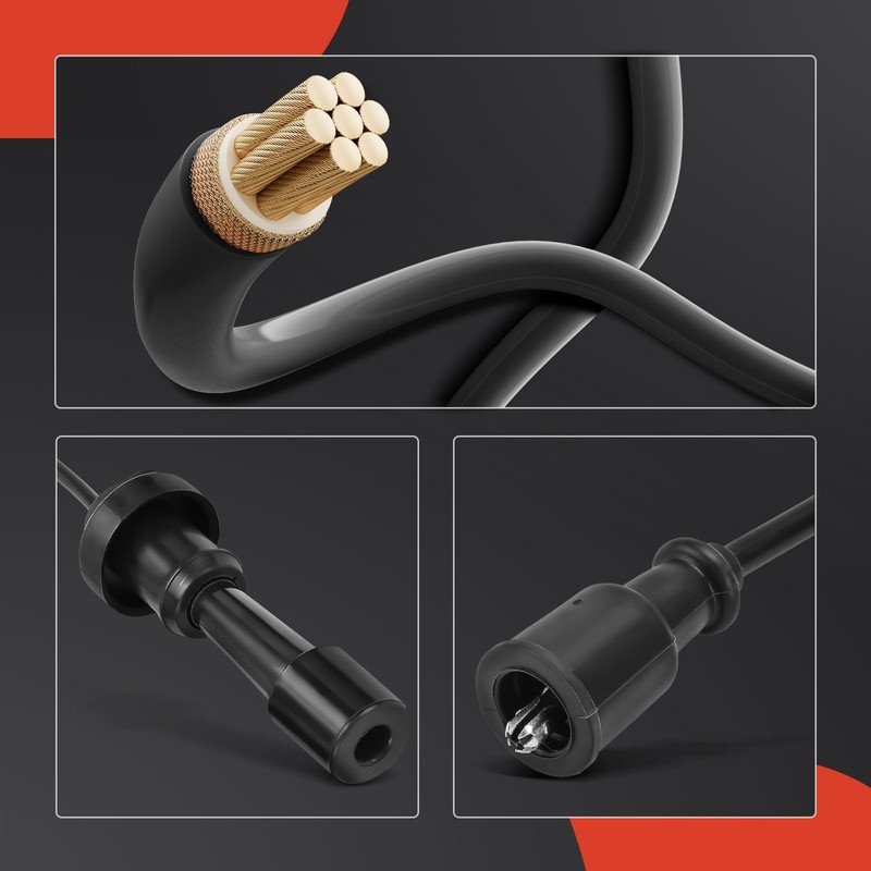A-Premium 2 Ignition Coils with 2 Wire and 4 Iridium