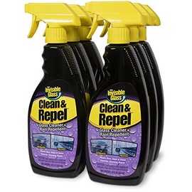 Invisible Glass 92184-6PK 22-Ounce Premium Glass Cleaner with Rain Repellent for Exterior Automotive Glass and Windshields to Shield Against Rain, Snow, and Sleet, Pack of 6