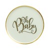 Oh Baby Plates, Baby Shower 1st Birthday Plates Set Includes