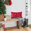 Ohok Decorative Christmas Cushion Cover, 30 x 50 cm, Polyester