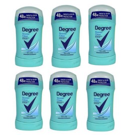 Degree Antiperspirant For Women Deodorant, Shower Clean, 1.6 Oz, Lot of 6