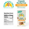 Newman ’s Own Organic Turmeric Ginger Herbal Tea Caffeine-Free May