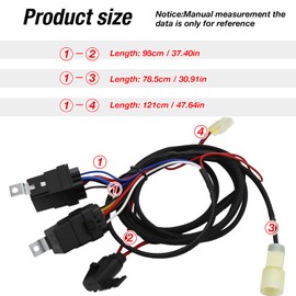 Shift Wiring Harness Kit Angle Sensor Computer Bypass Kit Replacement for Honda Foreman 450 ES 1998-2004 Te Fe and ES Models