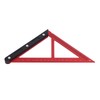 Woodworking Triangle Ruler Inch Scale Square Angle Ruler Aluminum Alloy