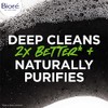 Bioré Men's Skincare Charcoal Face Wash, Deep Cleans Pores &