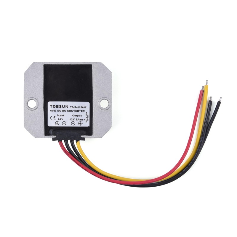 WSOLDMA 12V/24V to 5V DC-DC Step Down Converter 3A-50A Auto