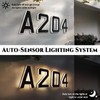 9" Solar Powered House Numbers for Outside Light Up, CARPESUN