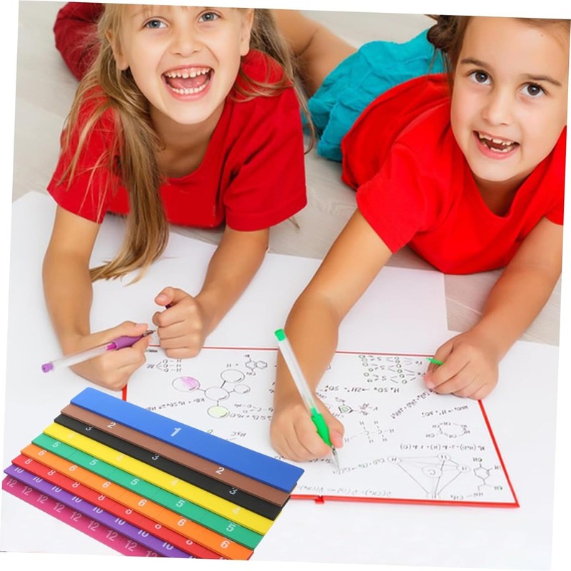 Addein 1 Set of Maths Manipulatives, Colorful Fractions resources for