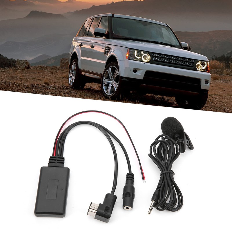 Bluetooth AUX Adapter, Car Radio Microphone with AUX Audio Cable