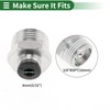 HOPESPANNER Push to Connect Air Fittings 5/32" Male Thread Air