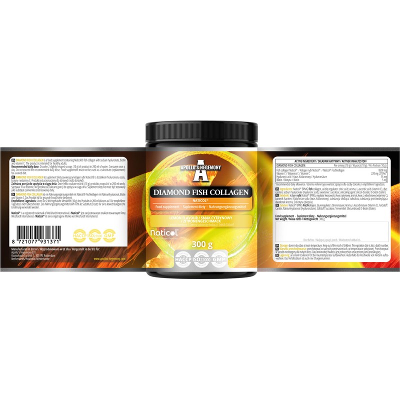 Diamond Fish Collagen 300g: Premium Fish Collagen 8500 mg Per
