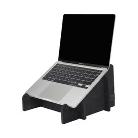 Dutci nachhaltiger Laptopständer aus Filz (recycelte PET-Flaschen), niederländisches Produkt, umweltfreundlicher, ergonomischer Laptophalter, tragbar, rutschfest – für MacBook & Notebook 11-17 Zoll