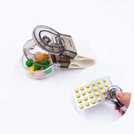Portable Pill Taker Remover Travel Tablet Popper Assistance Tool Pills Extractor a Blister Pack Opener Tools Aid to Punch Tablets Easily from Blisters Packages for Elderly Disabled Arthritis