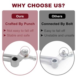 PIKPOP Gear Shift Lever Shifter Foot Pedal Motorcycle Accessories Replacement for Kawasaki Ninja 400 2018-2024/ Z400 2019-2024/ Ninja 500 Z500 SE/Z e-1 ABS 2024(Silver)