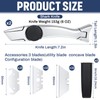 WILLBOND 2 Sets Silver Fixed Roofing Knife with 30 Blades