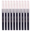 Dollar FeltStic Felt Tip Pens, BLACK, Pack of 10, Fine