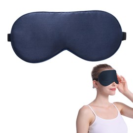 WeddHuis Schlafmaske aktualisiertes Design, lichtblockierende Augenmaske, weich und bequem, Schlafbrille für Herren und Frauen, für unterwegs, Schichtarbeit, inklusive Reisetasche